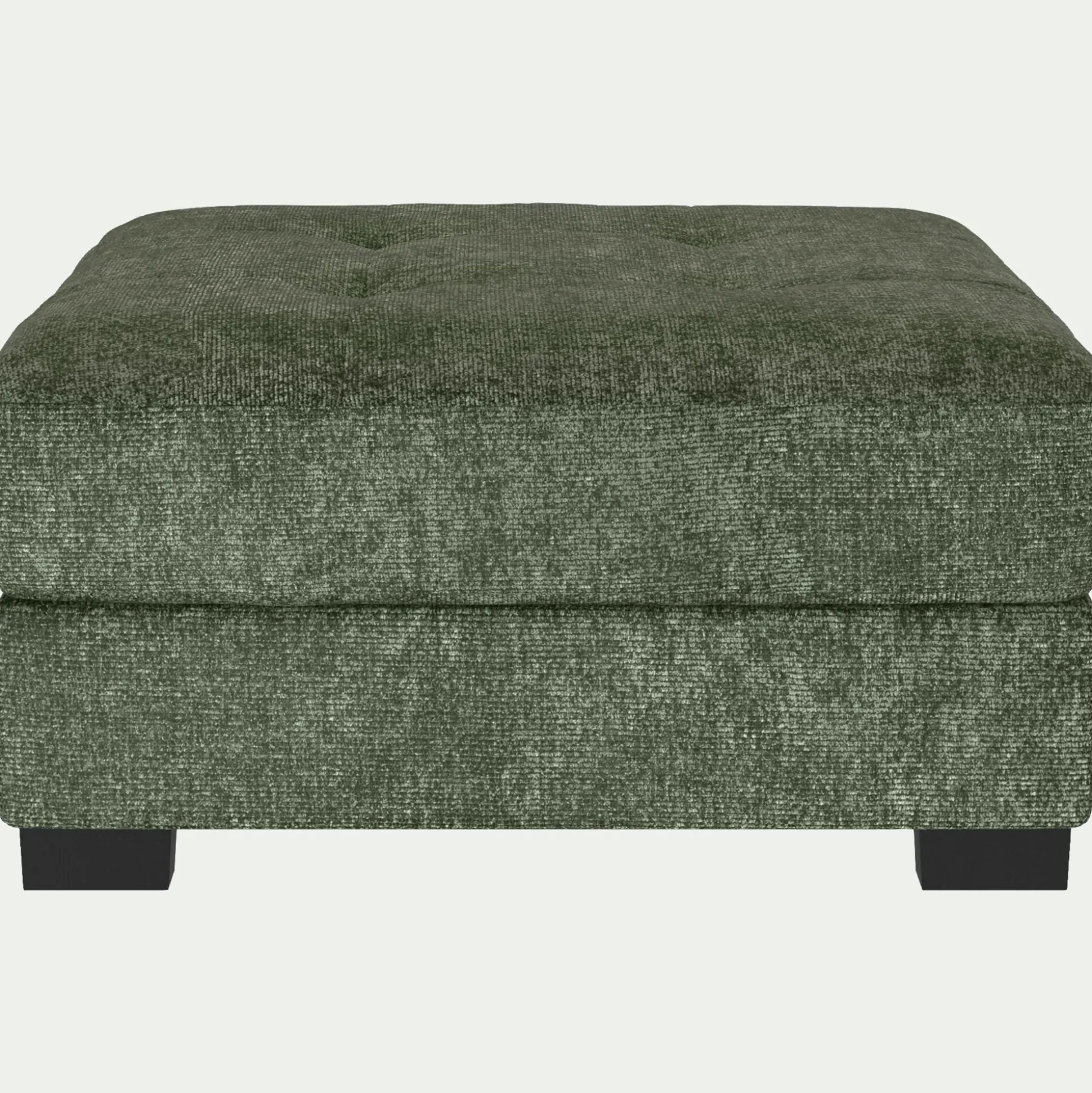 Pouf en tissu Genesis - vert cèdre