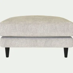 Pouf en tissu monclar - beige roucas