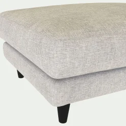 Pouf en tissu monclar - beige roucas