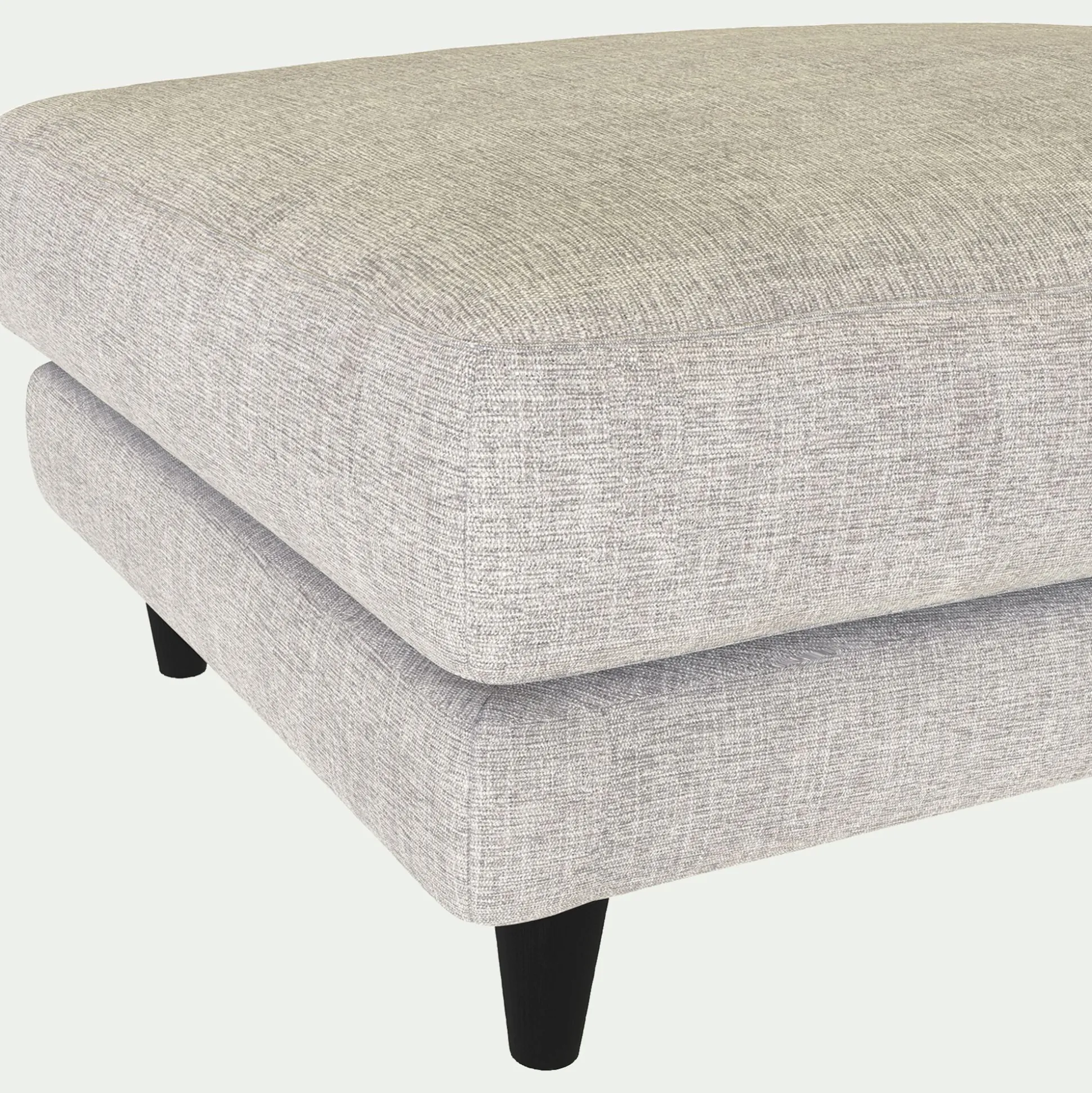 Pouf en tissu monclar - beige roucas