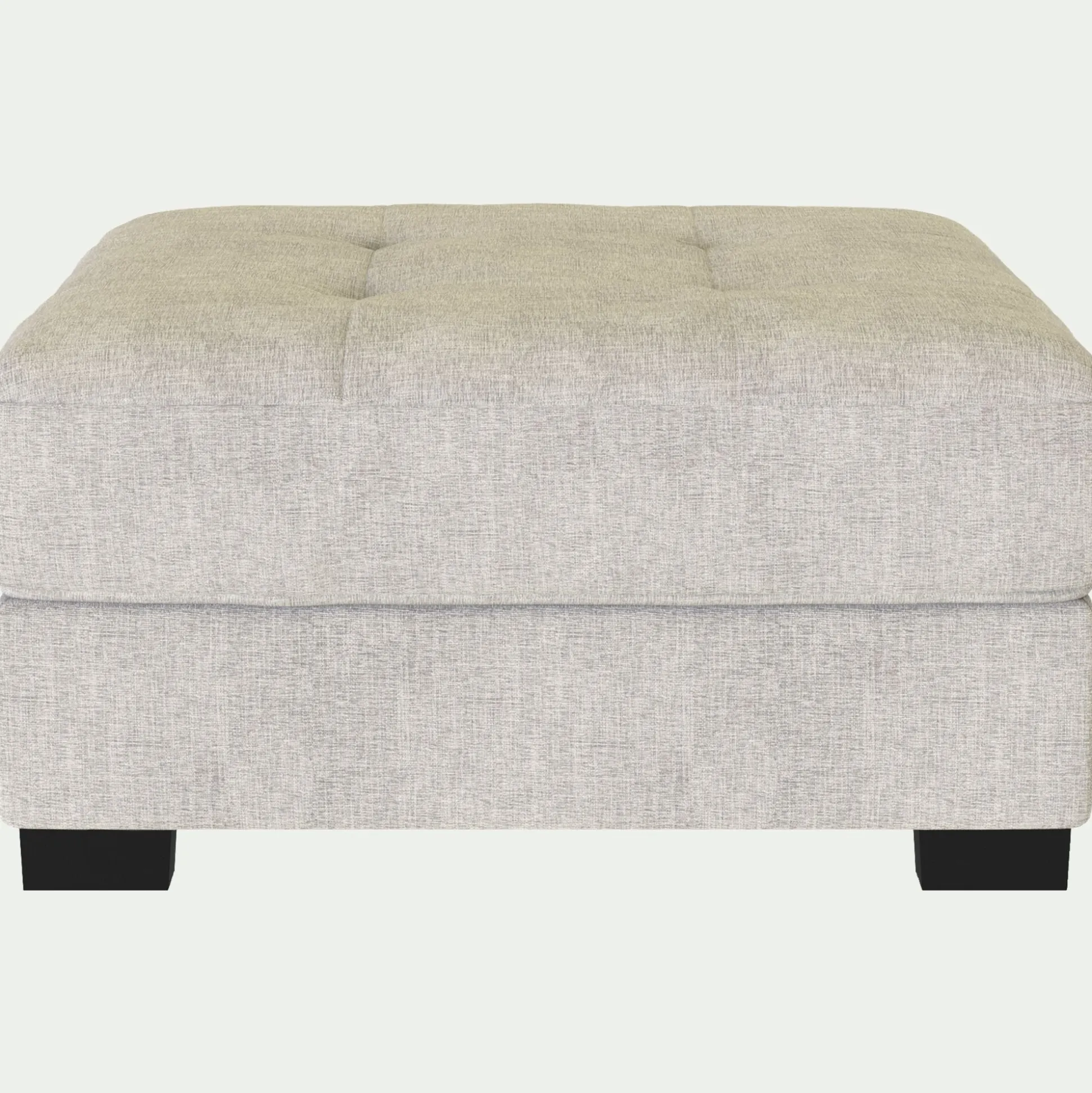 Pouf en tissu Monclar - beige roucas