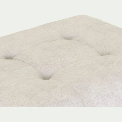 Pouf en tissu Monclar - beige roucas