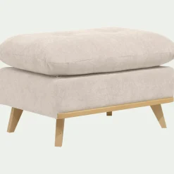 Pouf en tissu storm - beige roucas