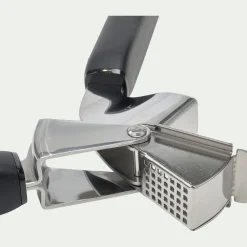 Presse ail en inox H16,7cm - gris métallisé