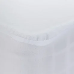 Protège-matelas imperméable en coton recyclé 140x200cm bonnet 30cm