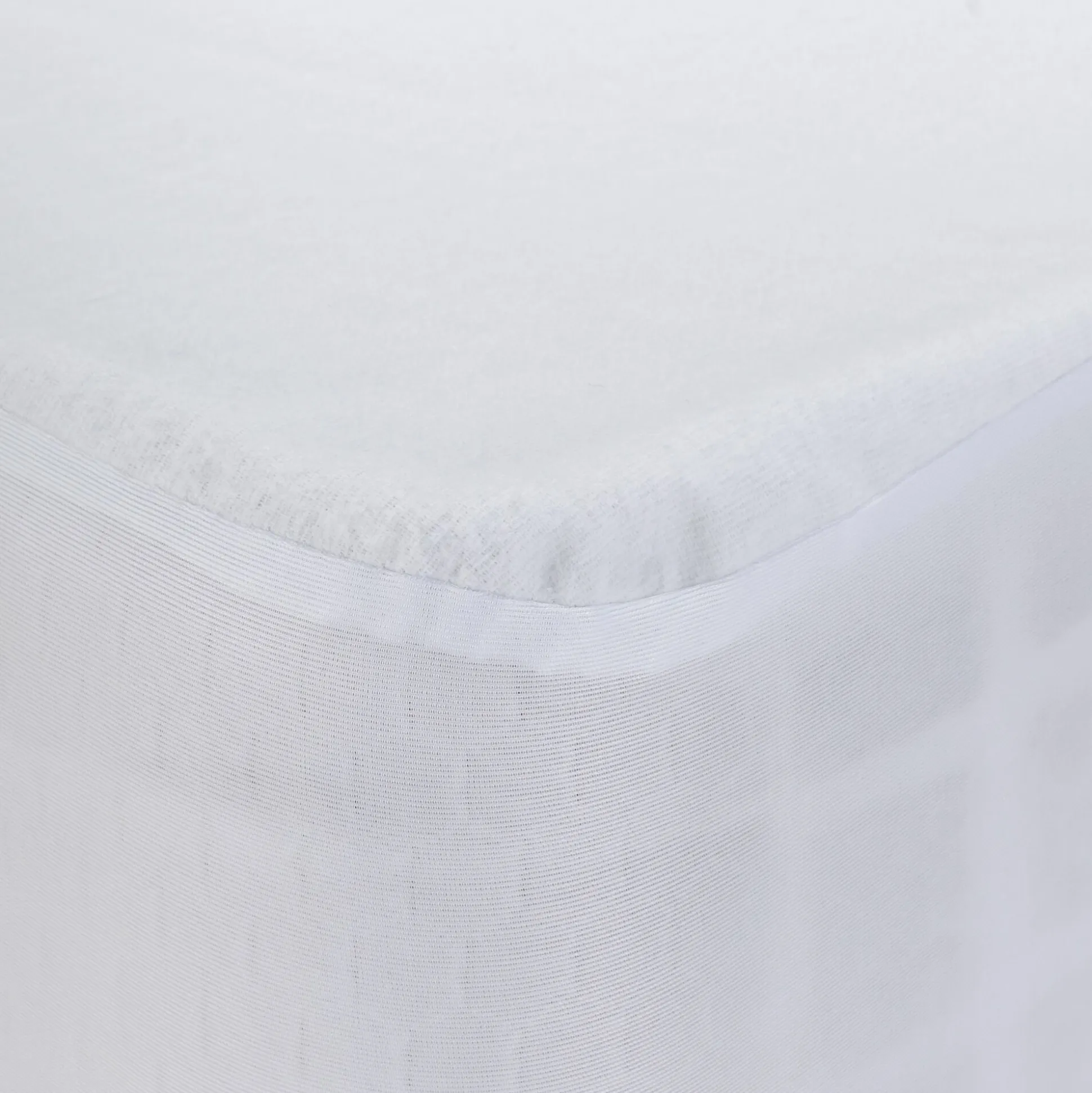 Protège-matelas imperméable en coton recyclé 140x200cm bonnet 30cm