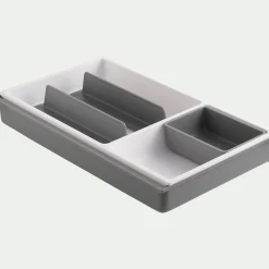 Range ustensiles en plastique - gris