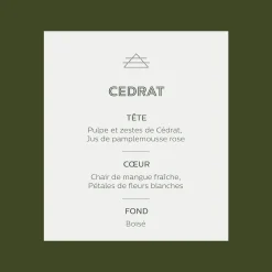 Recharge pour diffuseur senteur Cedrat 200ml