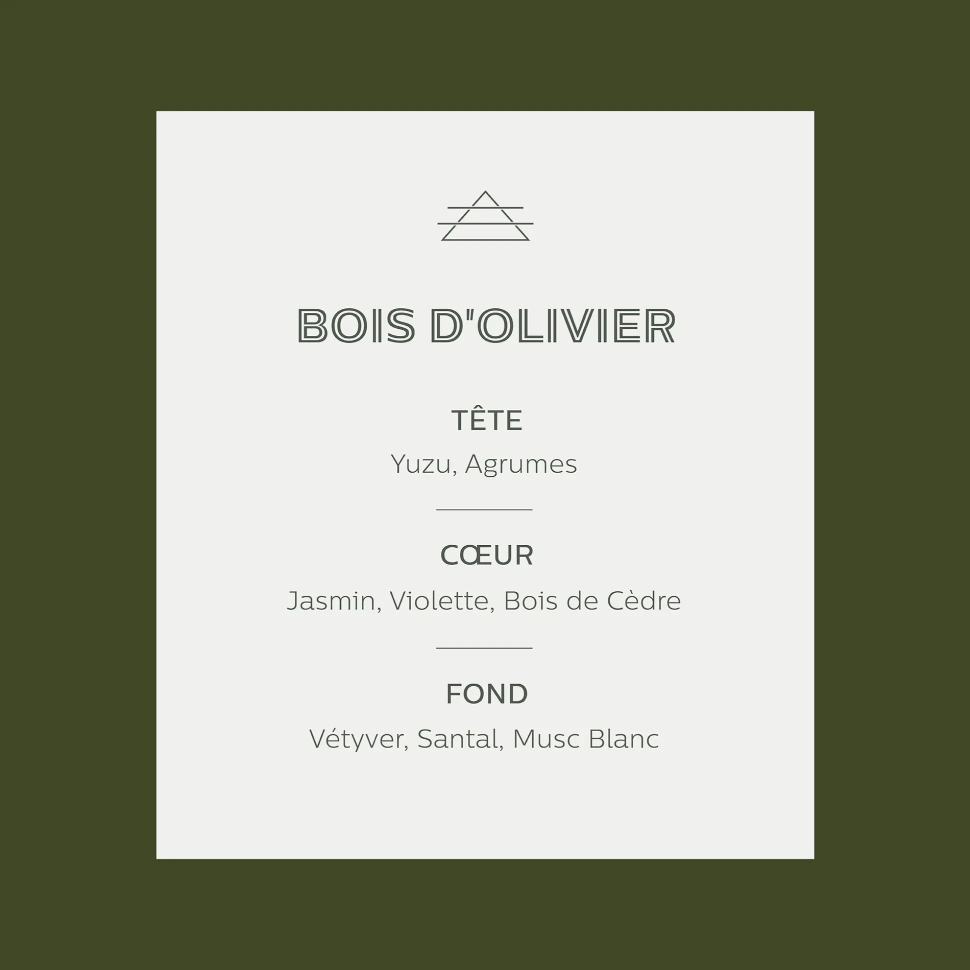 Recharge pour diffuseur senteur Bois d'Olivier 200ml