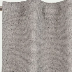Rideau à pattes cachées en coton 130x250cm - gris