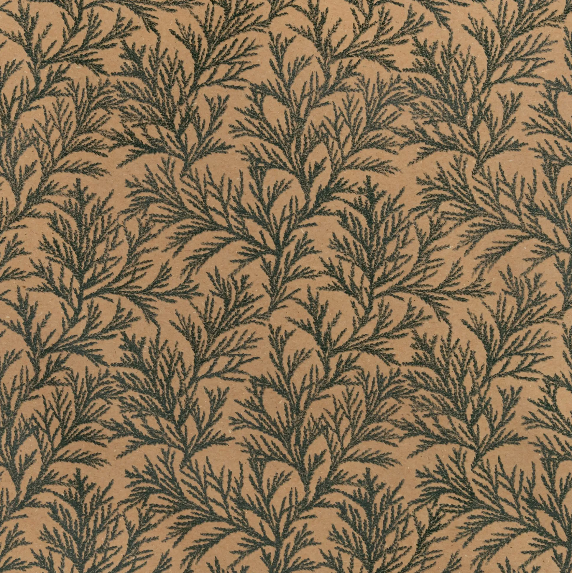 Rouleau de papier cadeau recyclé 70x200cm à motifs - beige (modèle aléatoire)