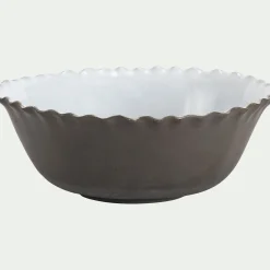 Saladier en grès D21,5cm - blanc