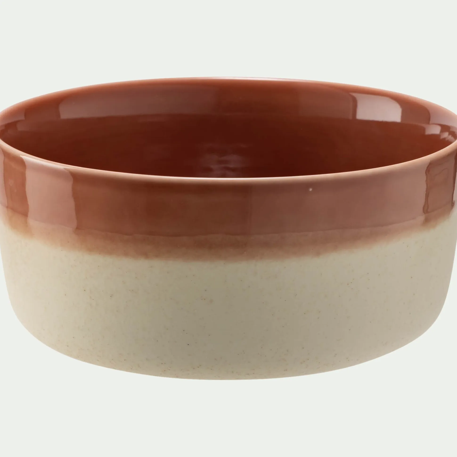Saladier en grès D26,5cm - terracotta