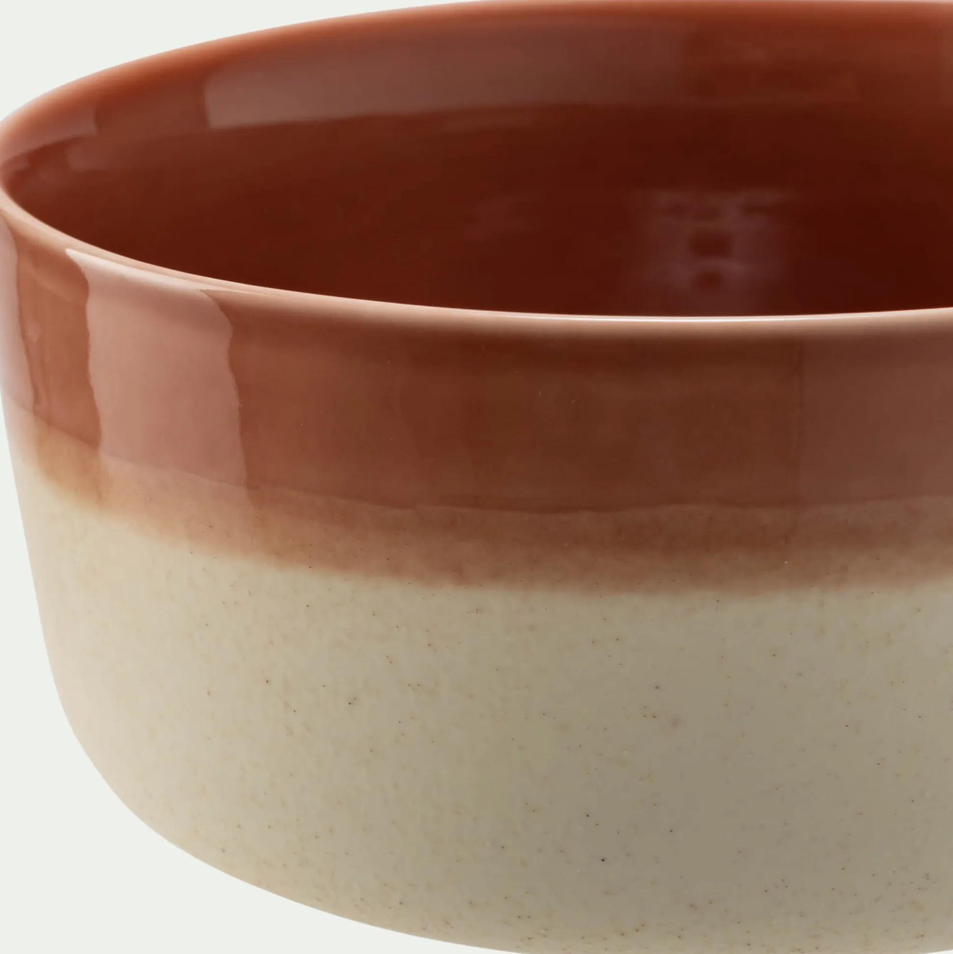 Saladier en grès D26,5cm - terracotta