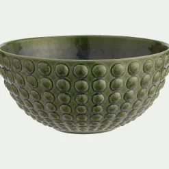 Saladier en grès D24,5cm - vert