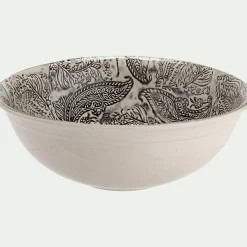 Saladier XXL en grès D38,7cm - beige