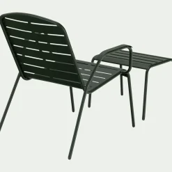Salon de balcon en acier - vert (1 place)