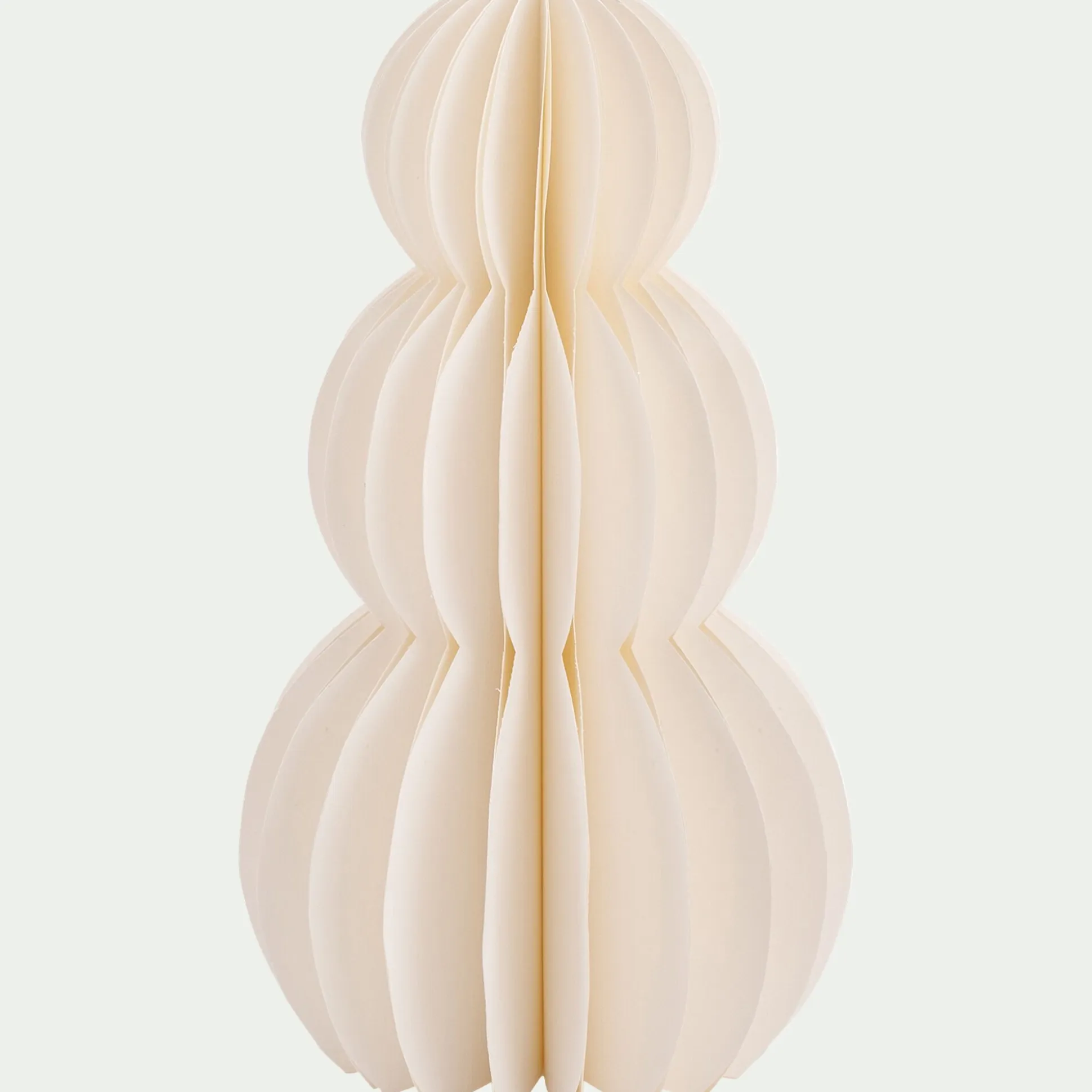 Sapin déco en papier H29cm - blanc