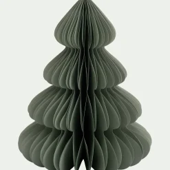 Sapin décoratif à poser en papier H60cm - vert