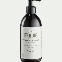 Savon d'Alep liquide à l'eau de rose de Damas 300ml