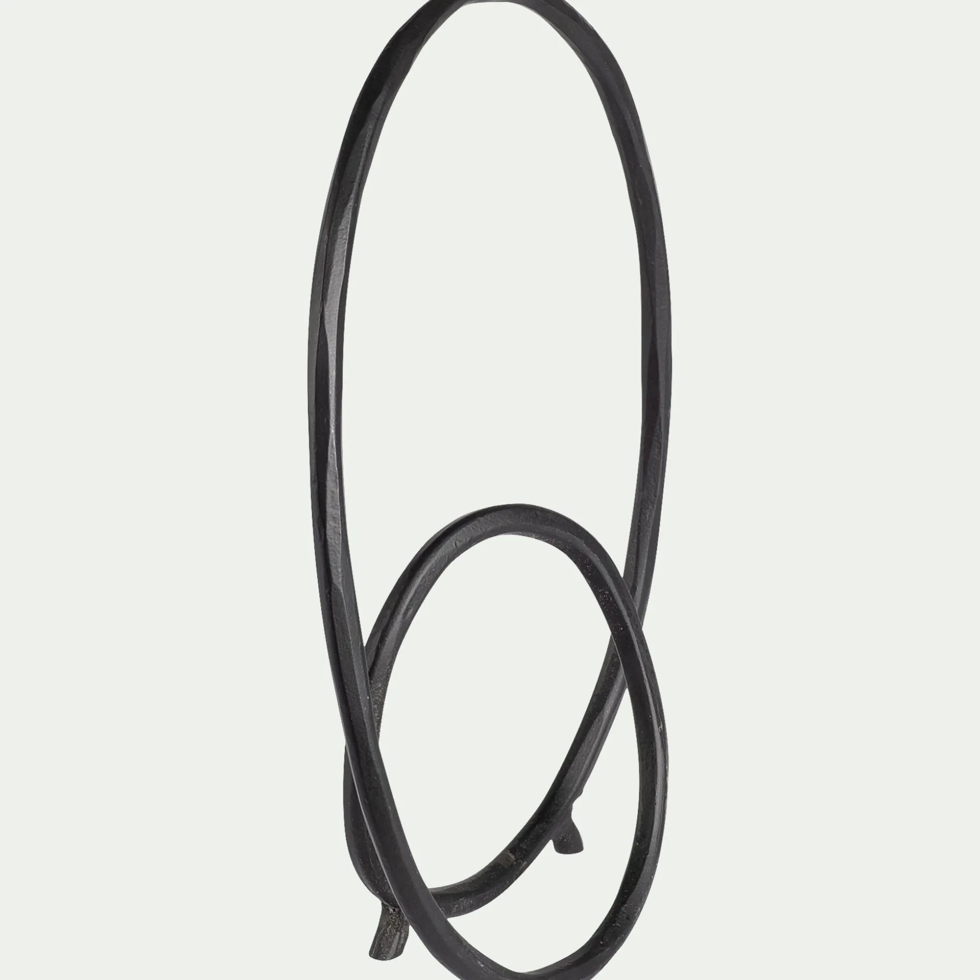 Sculpture décorative en fer H30cm - noir