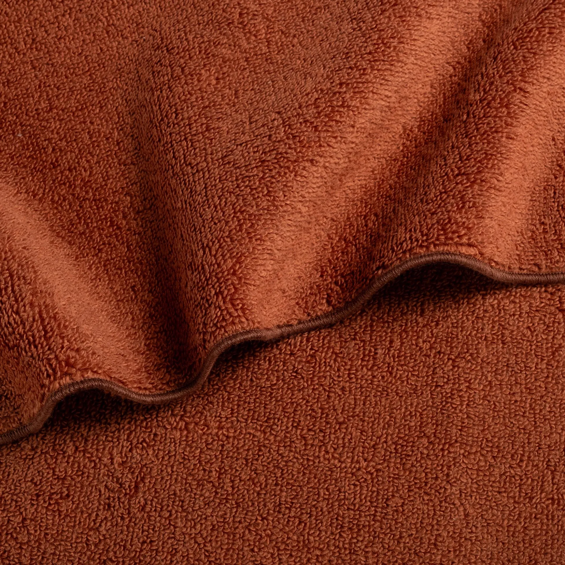 Serviette de toilette en coton 50x100cm - brun rustrel