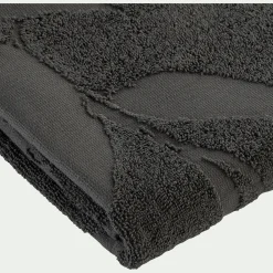 Serviette de toilette en coton - vert cèdre 50x100cm