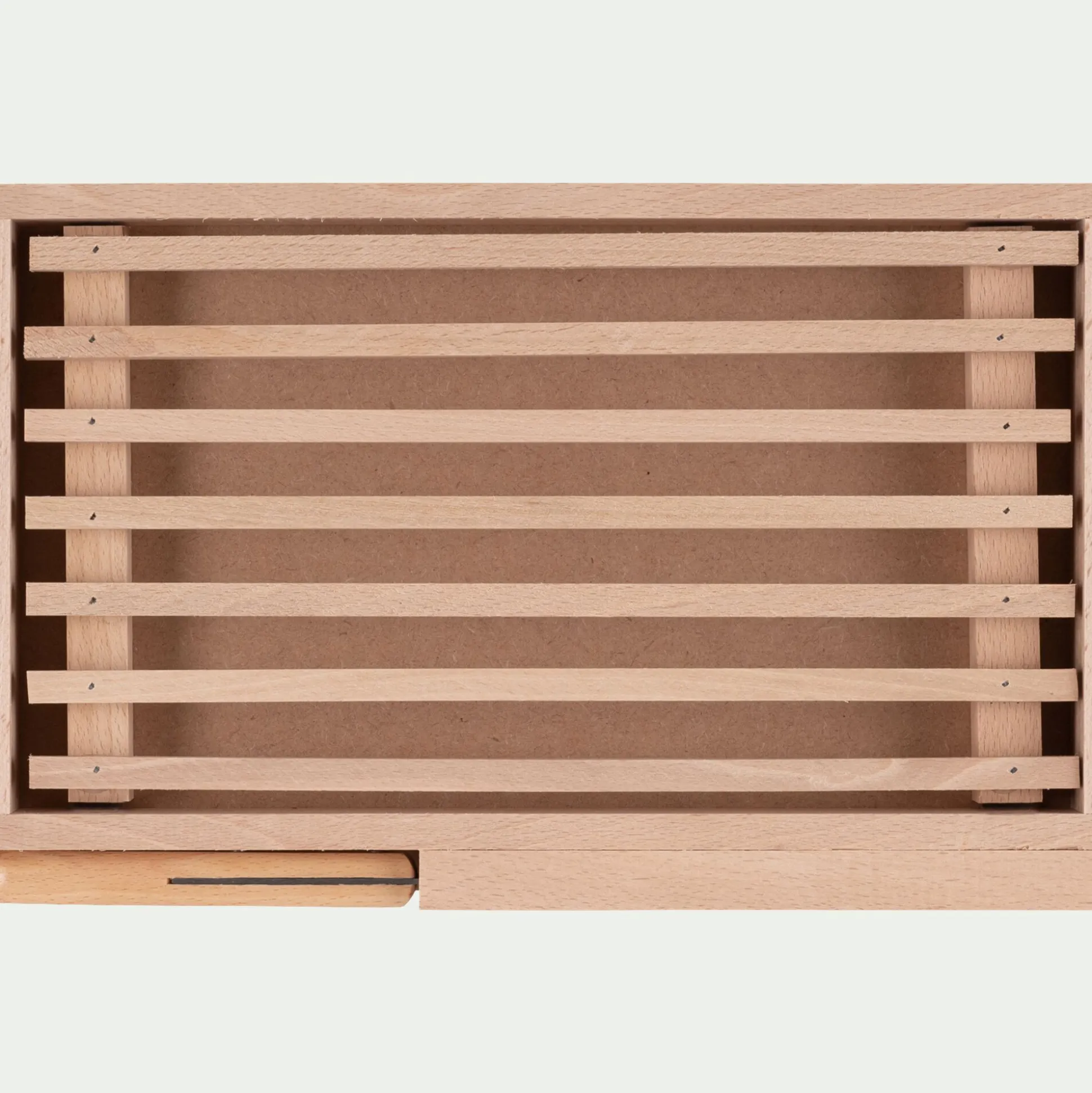 Set de planche à pain et couteau en bois de hêtre - naturel