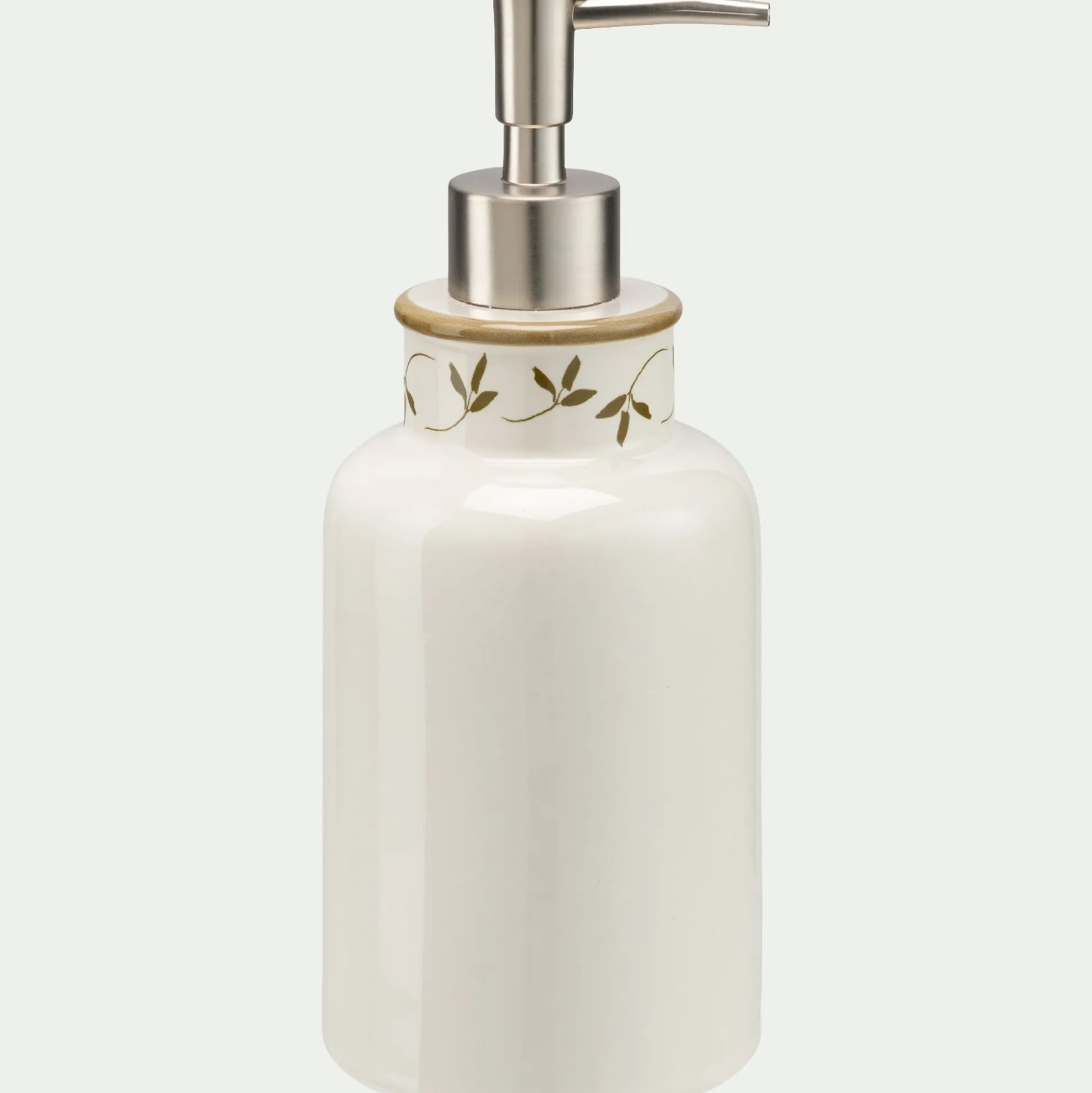 Set de salle de bain en grès - blanc