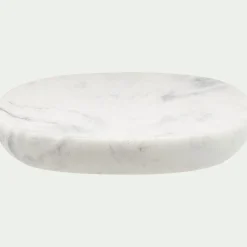 Set de salle de bain en polyrésine - blanc
