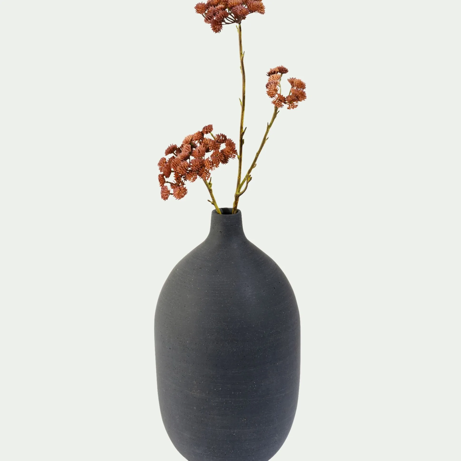 Soliflore en fibrociment H35,5cm - noir