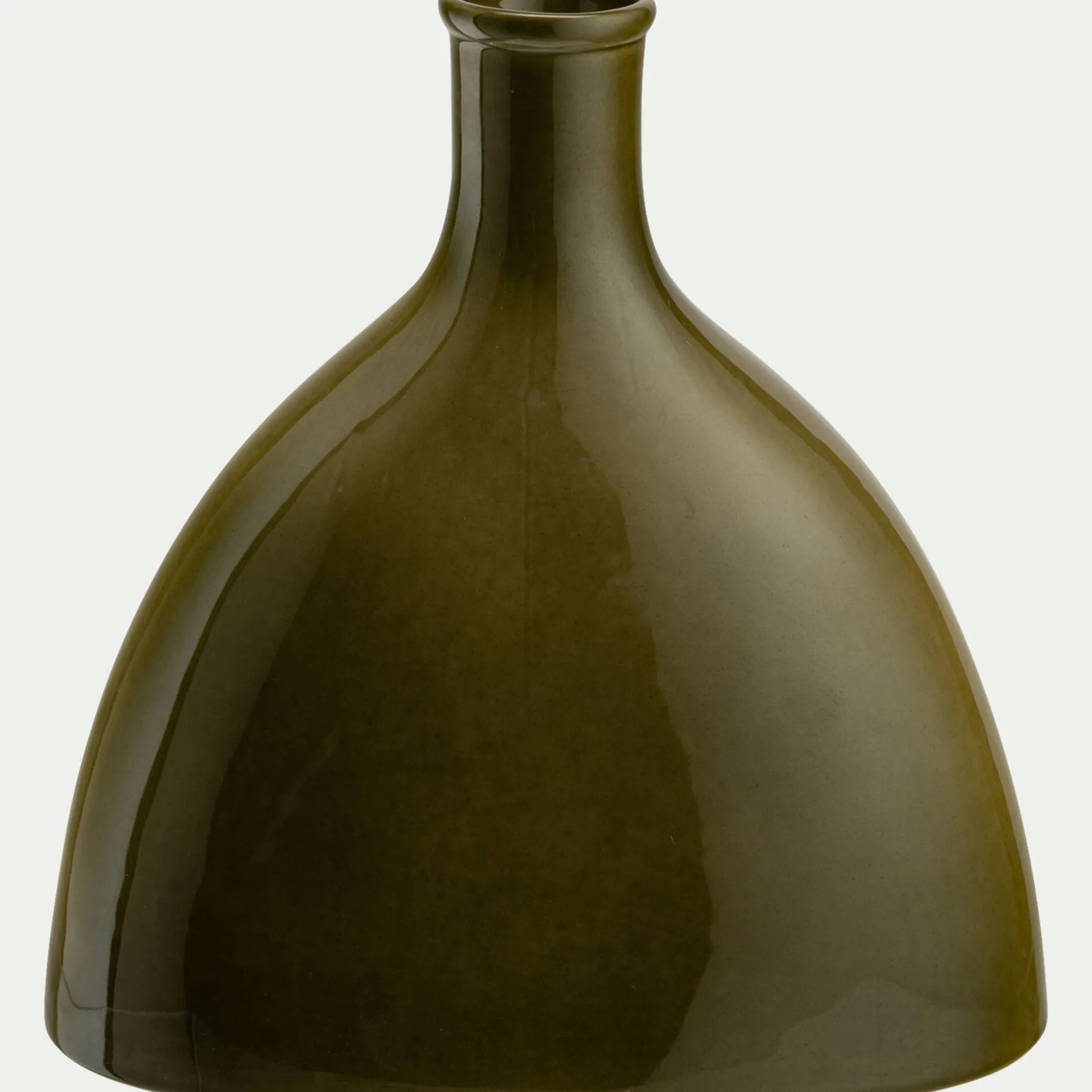 Soliflore en grès céramique H28,5cm - vert