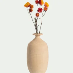 Soliflore en terre cuite H27cm - naturel