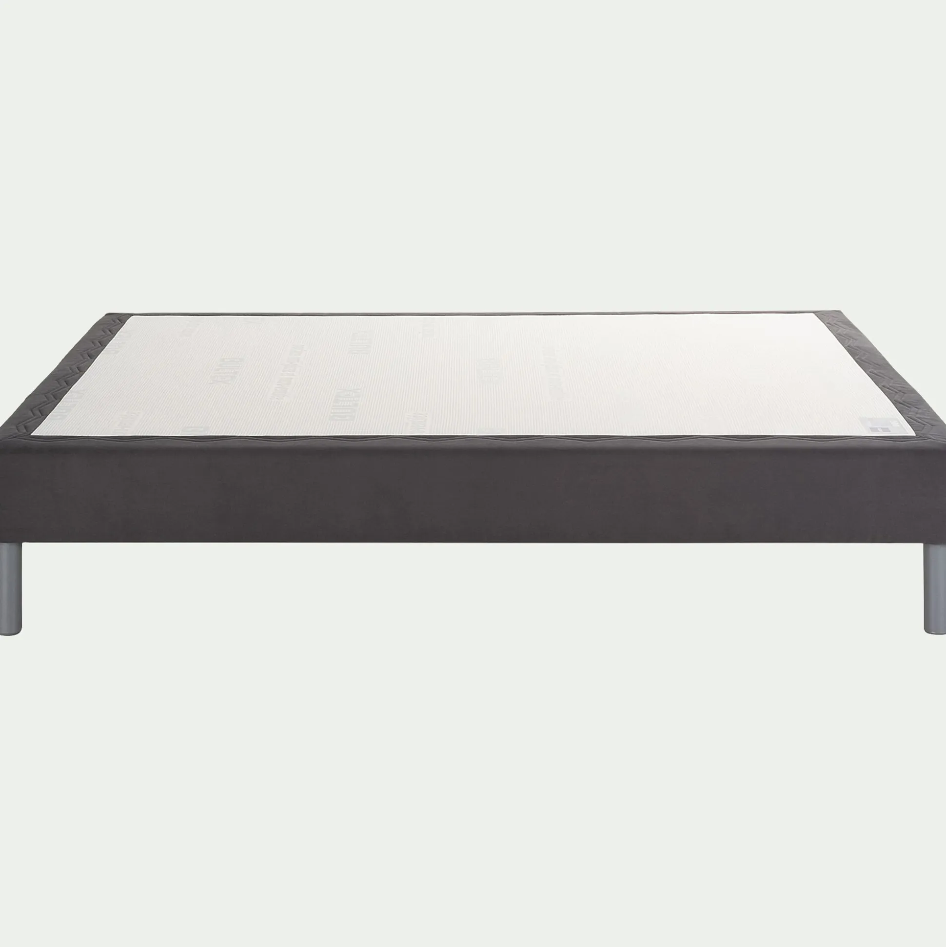 Sommier tapissier Bultex à lattes - gris 160x200cm