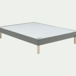 Sommier tapissier Bultex 140x190cm - gris foncé