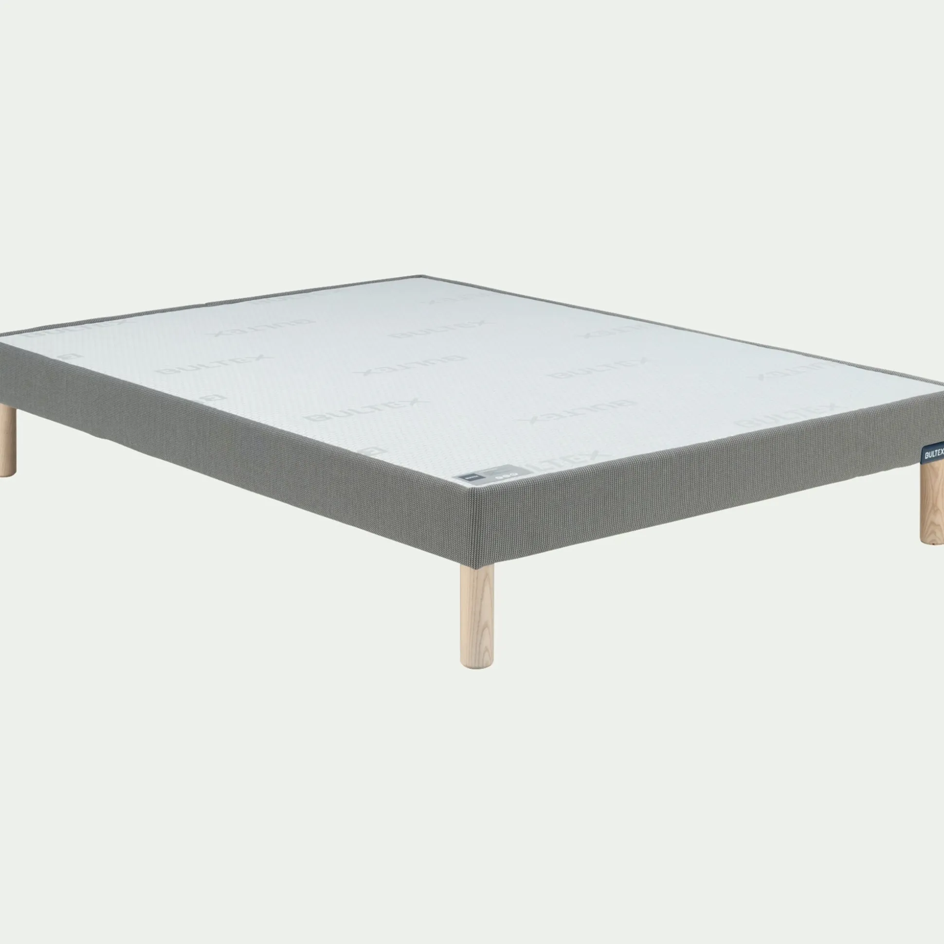 Sommier tapissier Bultex 140x190cm - gris foncé
