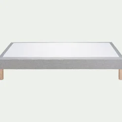 Sommier tapissier 90x200cm gris clair