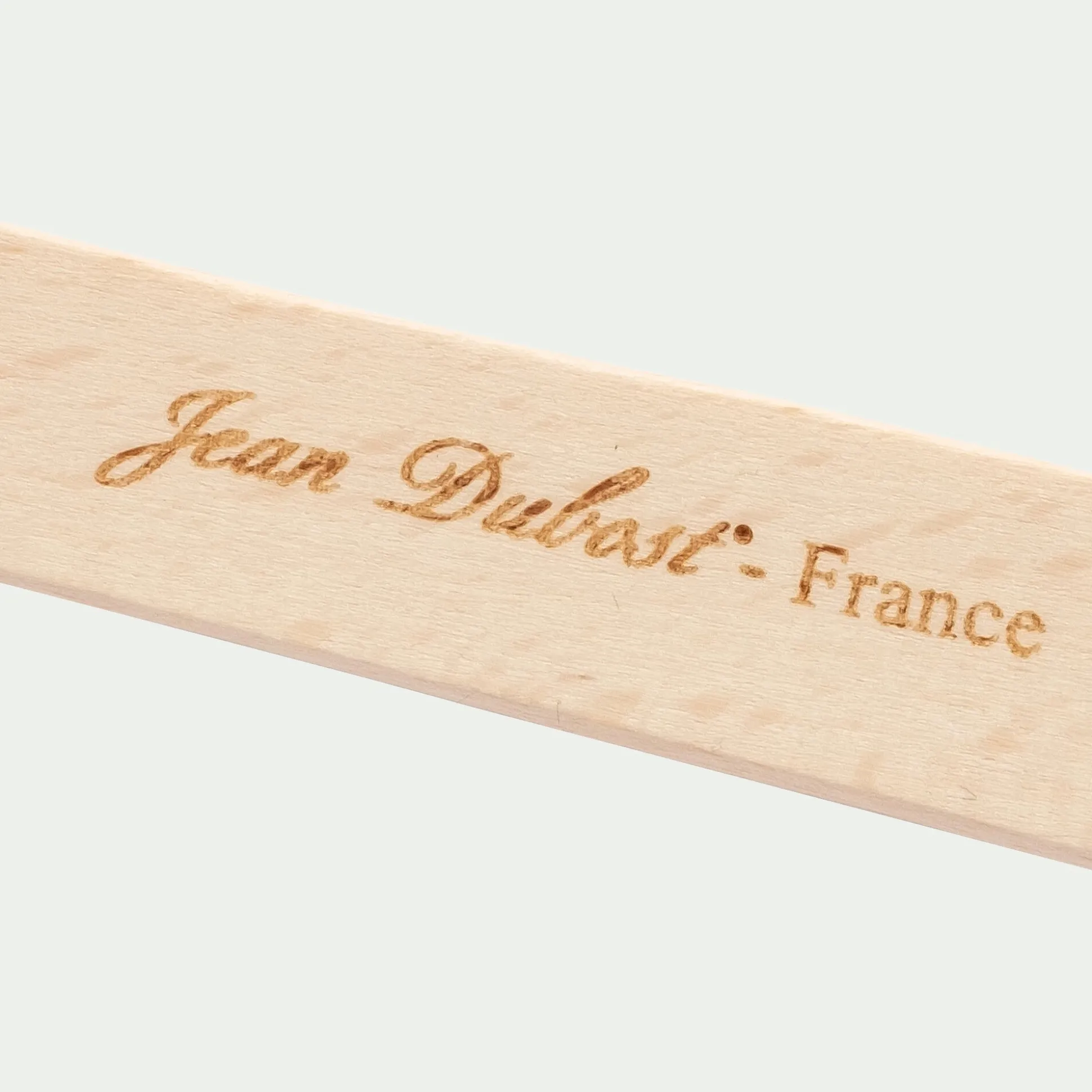 Spatule striée en bois de hêtre 30cm - naturel