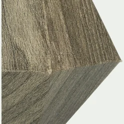 Suspension de Noël diamant en papier H13cm - gris