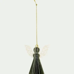 Suspension de Noël en papier H6cm - doré (modèle aléatoire)