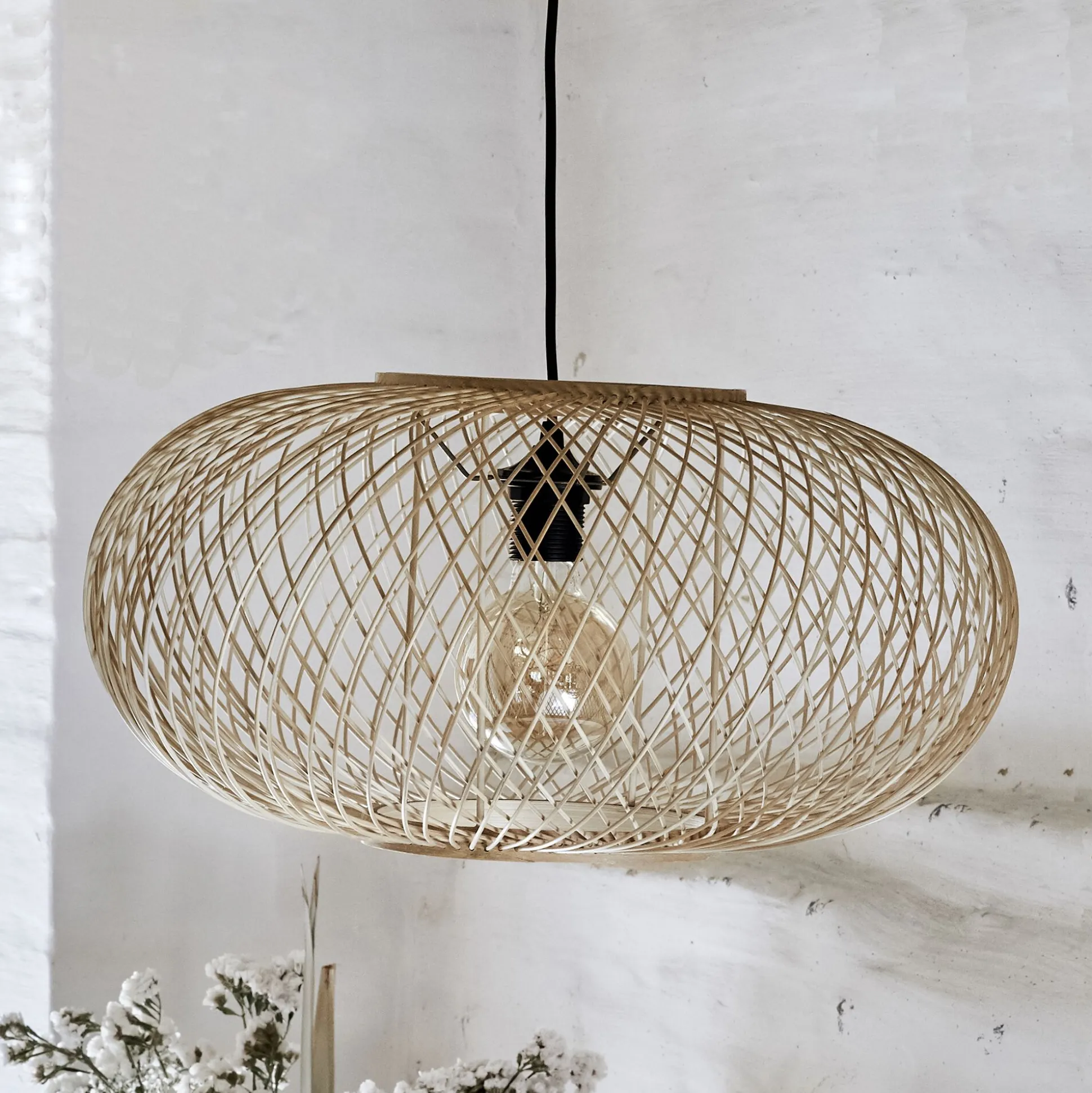 Suspension en bambou - D48xH25cm