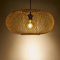 Suspension en bambou - D48xH25cm