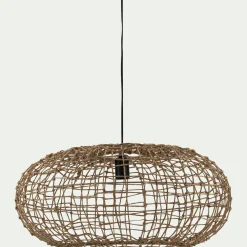 Suspension électrifiée en jute D60xH30cm - naturel