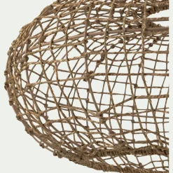 Suspension électrifiée en jute D60xH30cm - naturel