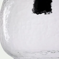 Suspension électrifiée en verre D20cm - transparent