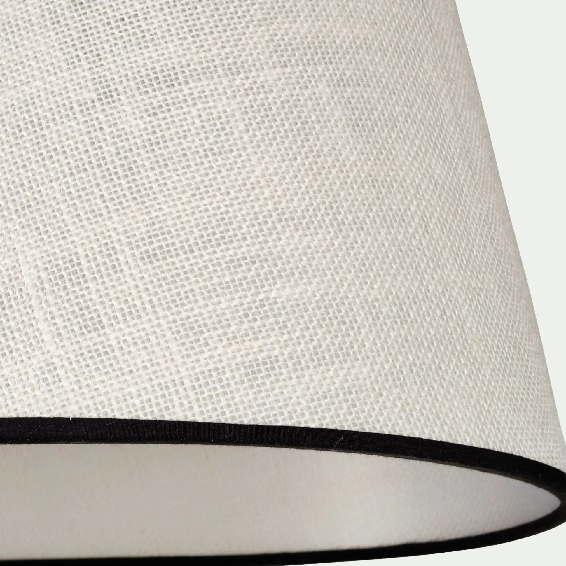 Suspension non éléctrifiée en jute L62cm - blanc