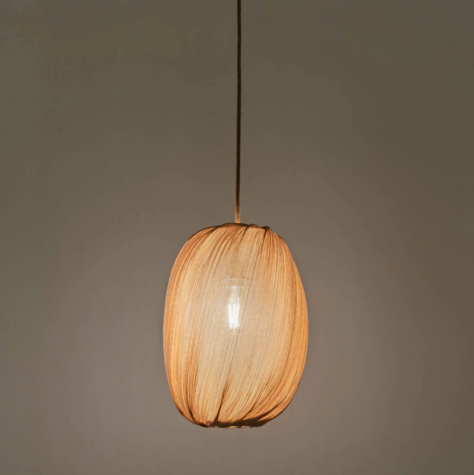 Suspension non électrifiée en bambou D30cm - naturel