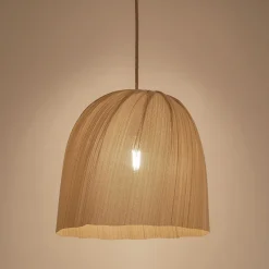 Suspension non électrifiée en bambou D39cm - naturel