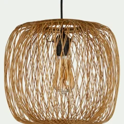 Suspension non électrifiée en bambou D35cm - naturel