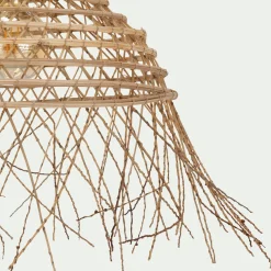 Suspension non électrifiée en fibres de palmier D50cm - naturel